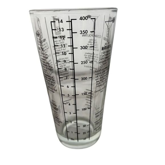Bartender Cocktail Recipe Glass - Picture 1 of 5